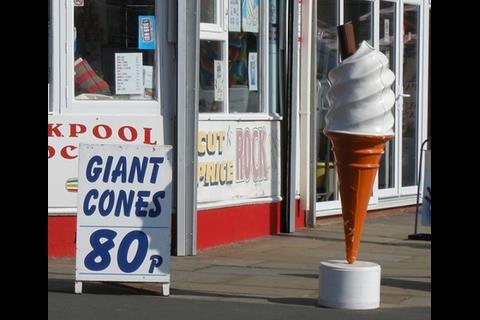 Blackpool giant cone